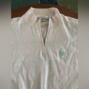 Peter Millar 1/4 zip cashmere sweater - XL